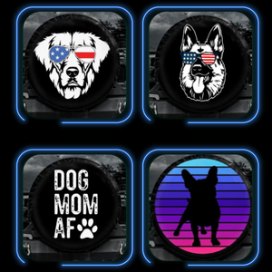 dog spare tire cover