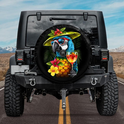 jeep tire cover funny parrot rear camera hole