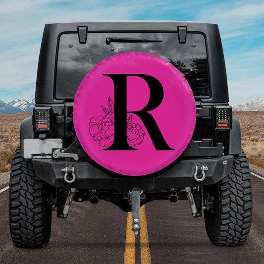 pink tire cover for jeep custom initial