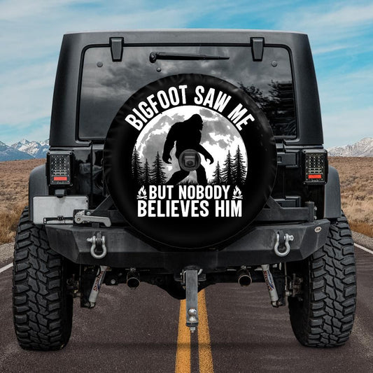 Bigfoot Saw Me Spare Tire Cover