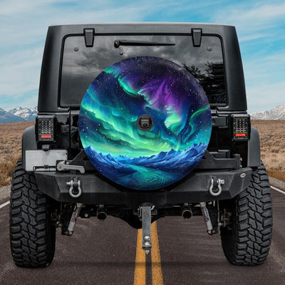 Aurora Spare Tire Cover The Northern Lights