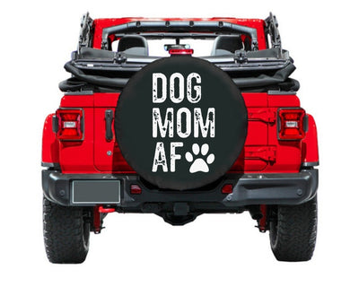 Dog Mom AF Spare Tire Cover