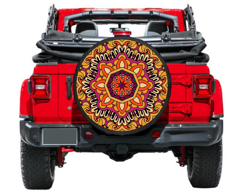 mandala spare tire cover