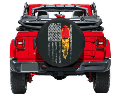 American Football Spare Tire Cover
