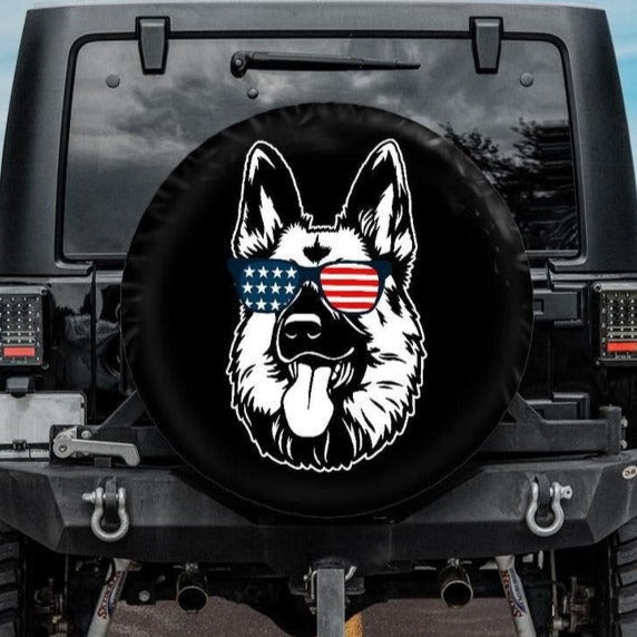 German Shepherd Spare Tire Cover – COVERDOM