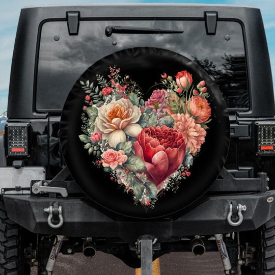 Idaho Floral Design Tire Cover, State Design popular Tire Cover, Floral Tire Cover, Car Accessories, Spare Tire