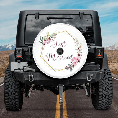 Just Married Spare Tire Cover